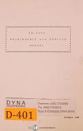 Dyna Myte-Dynamyte 3000, CNC Lathe Service Maintenance and Parts Manual 1987-DM3000-04